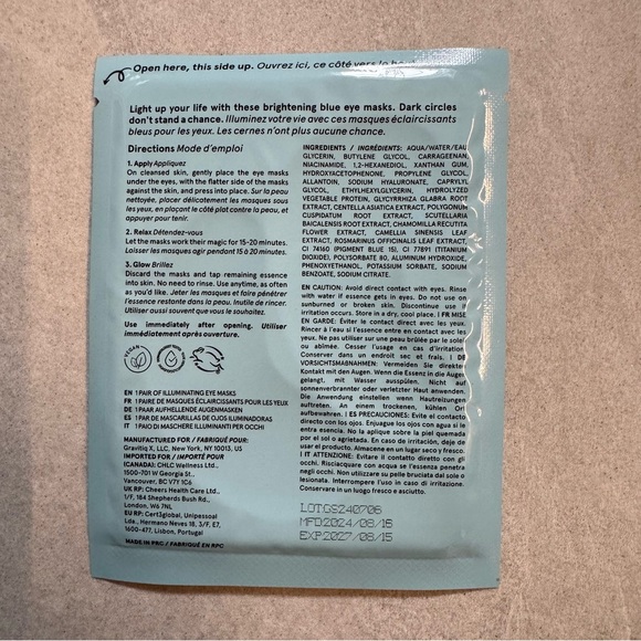 FREE with bundle! grace & stella Eye Mask - Picture 2 of 2